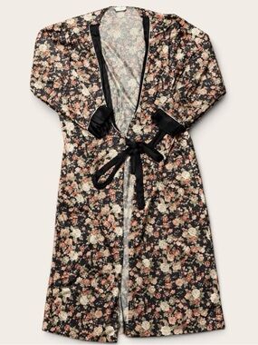 VINTAGE Sears Apostrophe Floral Robe